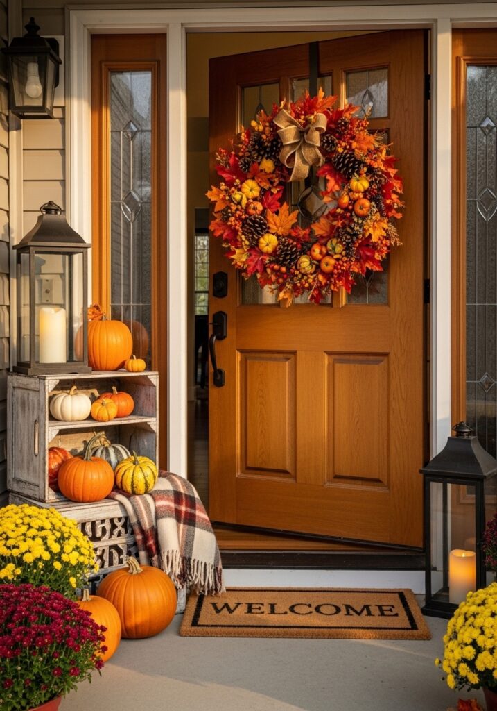 Fall Wreaths for Entryway Charm