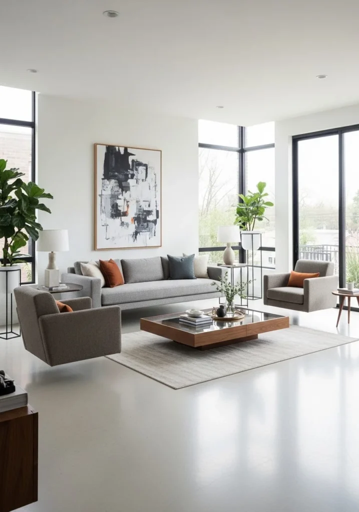 Floating Furniture Layouts