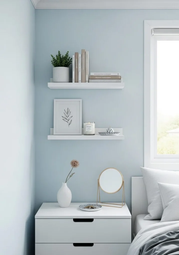 Floating Shelves for Vertical Storage