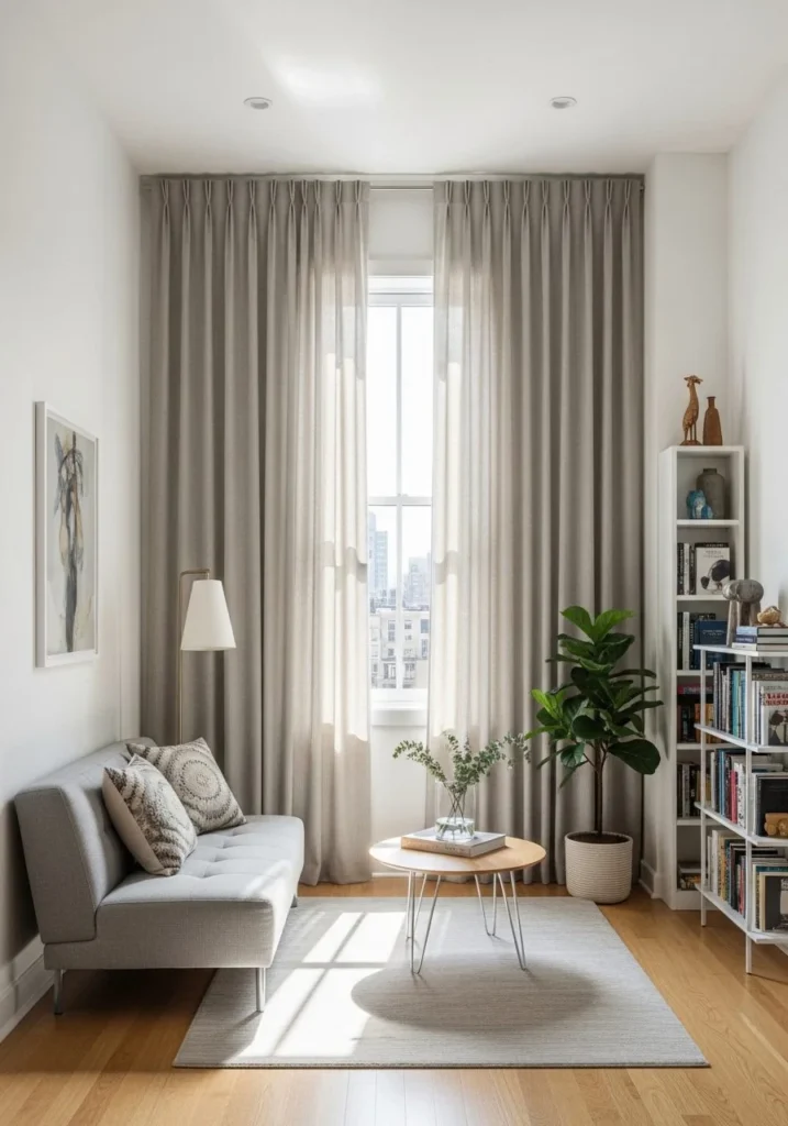 Floor-Length Curtains Trick