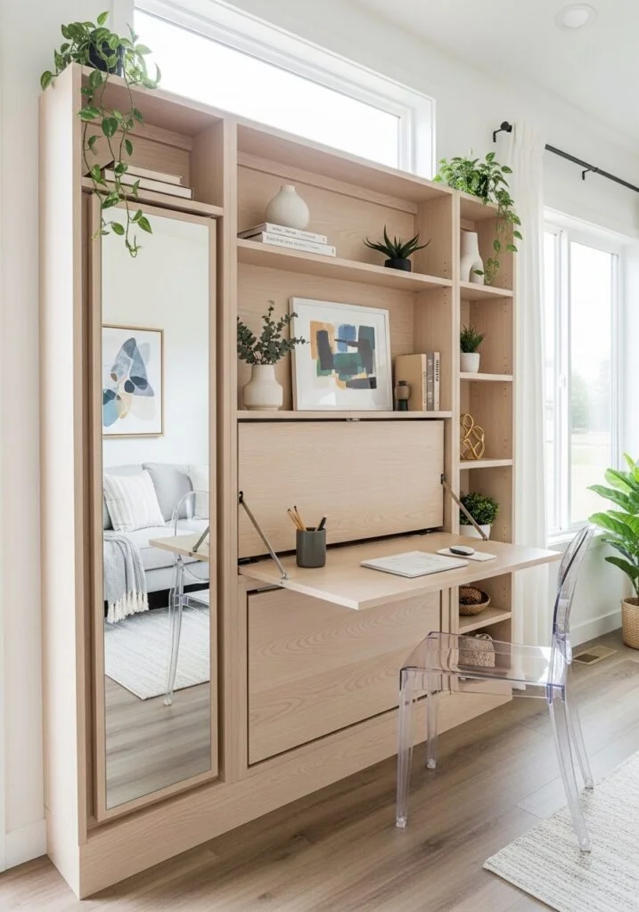 Fold-Down or Wall-Mounted Desk