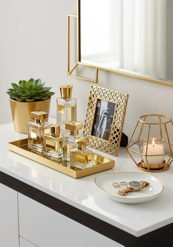 Gold Accents for a Luxe Touch