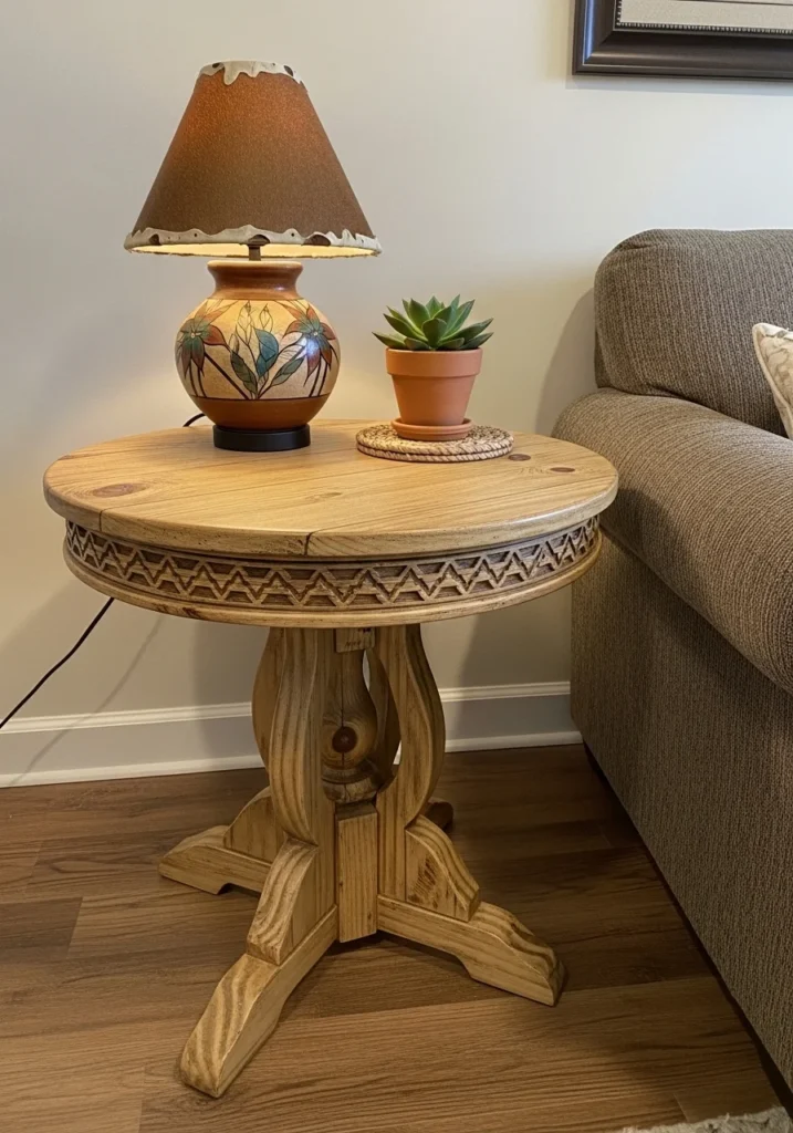 Handcrafted Wooden Side Tables