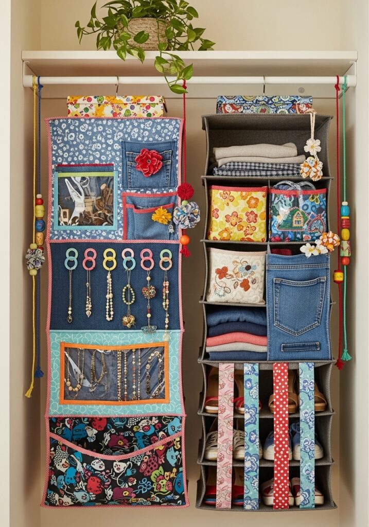 Hanging Fabric Closet Organizer