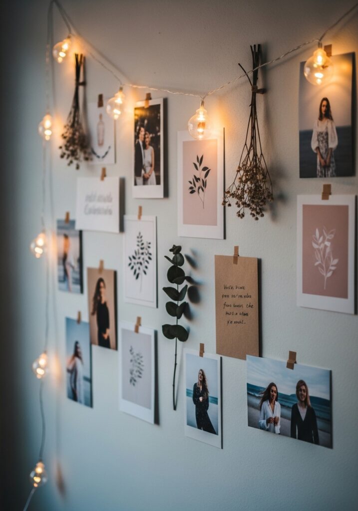 Hanging Polaroid Displays