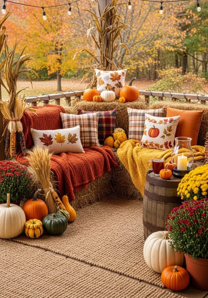 Hay Bale Lounge Corner