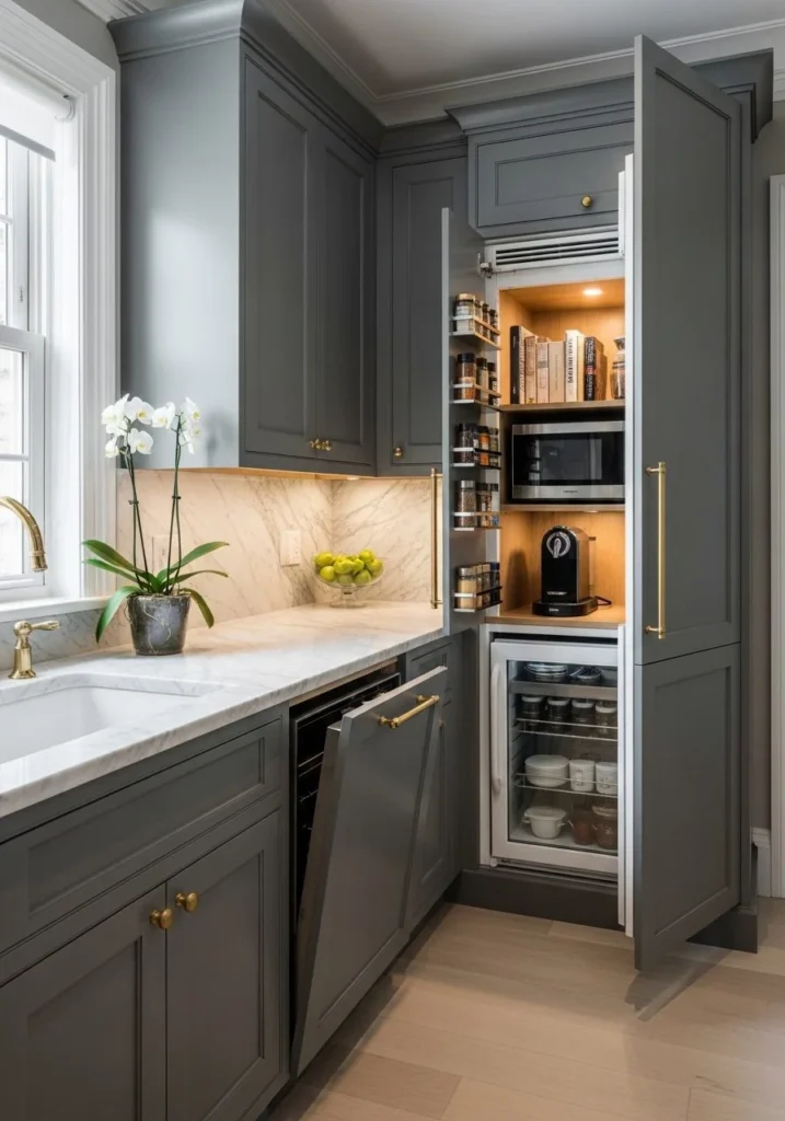 Hidden Appliance Storage