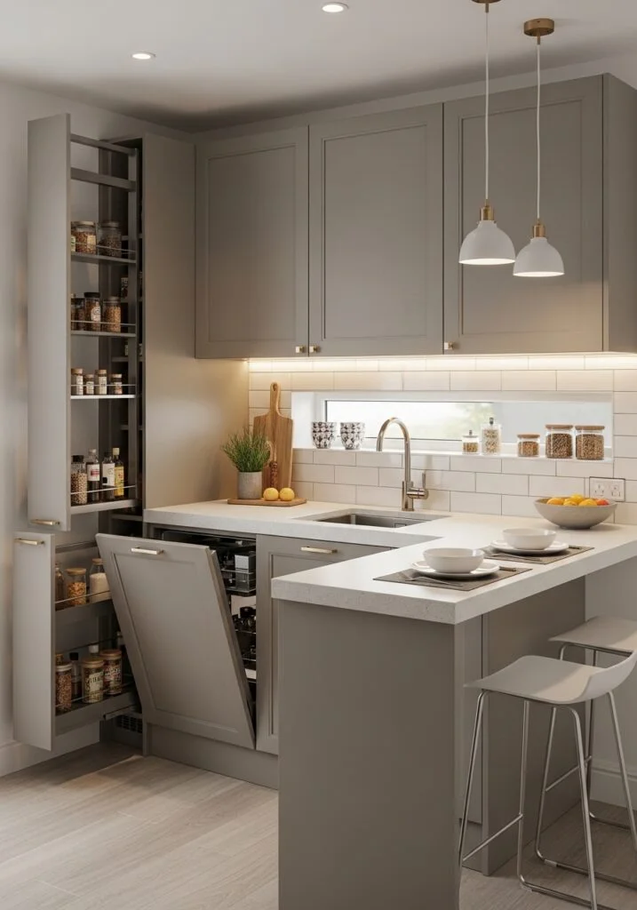 Hidden Storage for a Clutter-Free Look