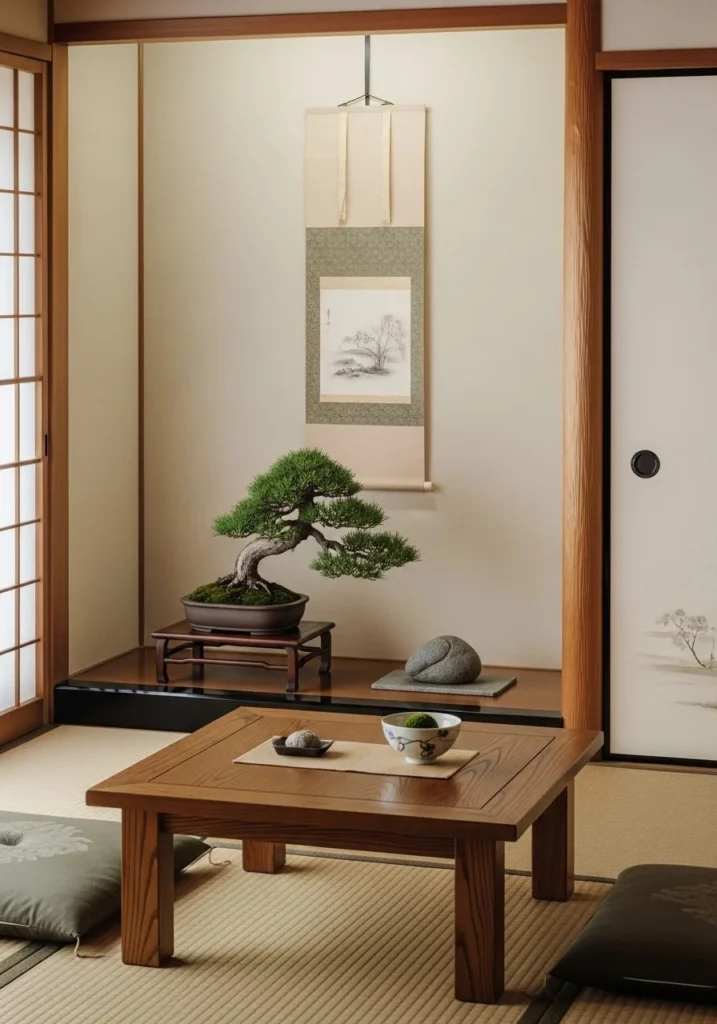 Indoor Bonsai Accent Corner Design