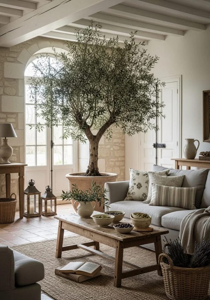 Indoor Olive Trees for Natural Provence Greenery