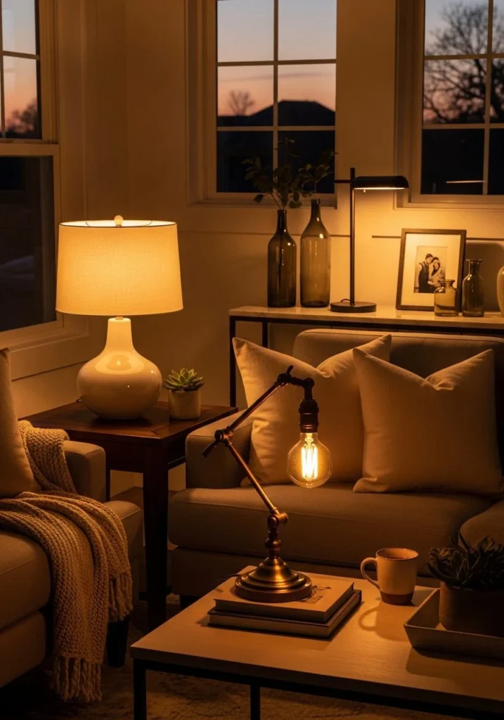 Introduce Warm Lighting with Table Lamps
