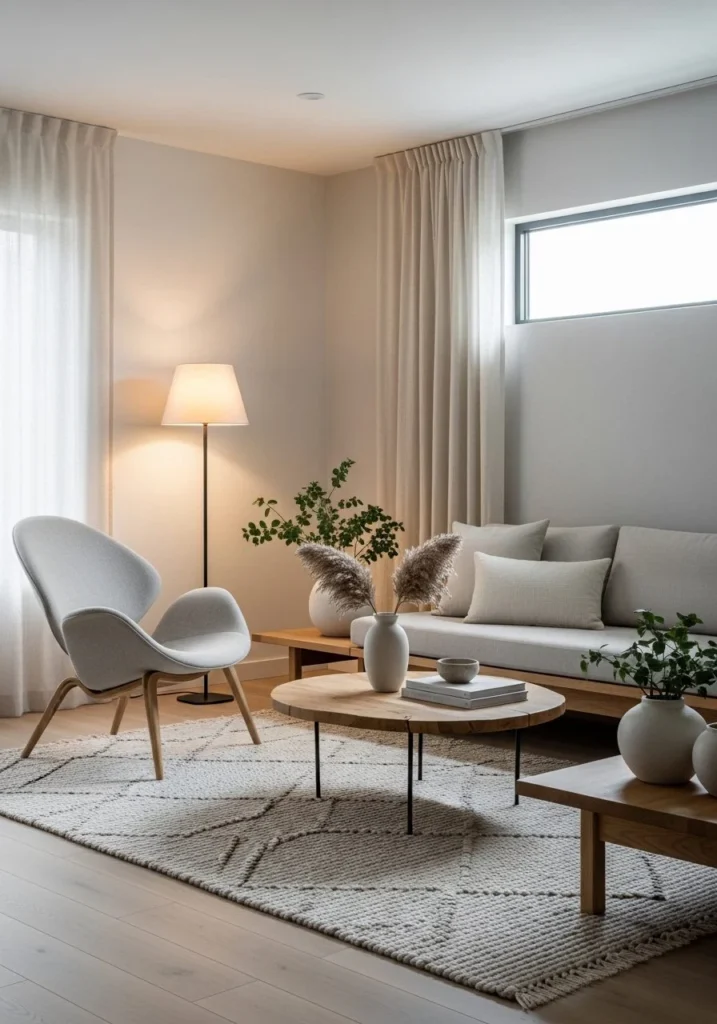 Japandi Serenity Living Room Blend