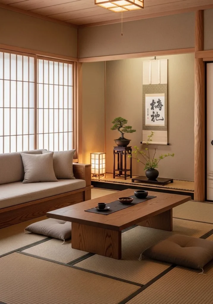 Japanese Living Room Furniture Ideas for a Zen Design