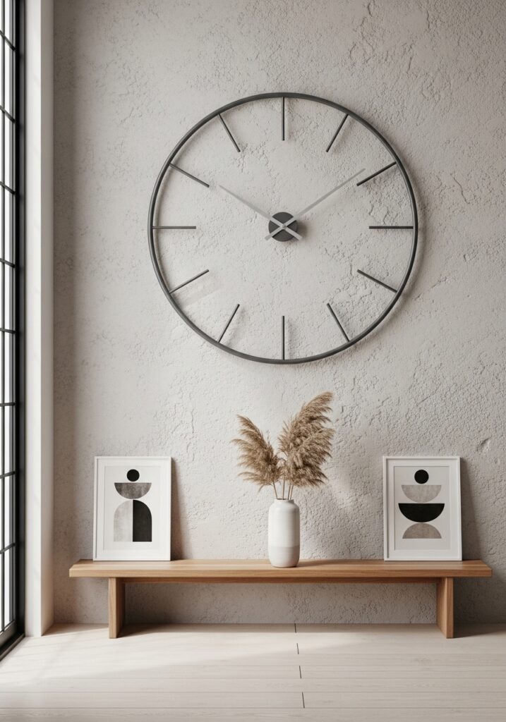 Large Minimalist Wall Clock