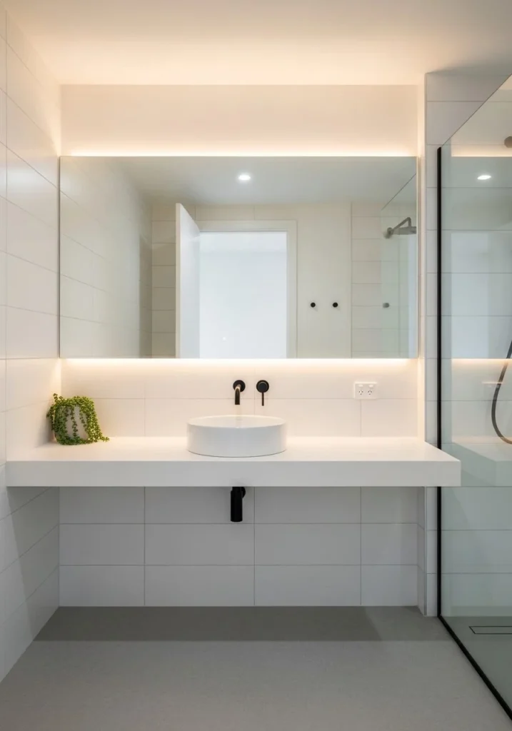 Large Mirror to Expand Visual Space