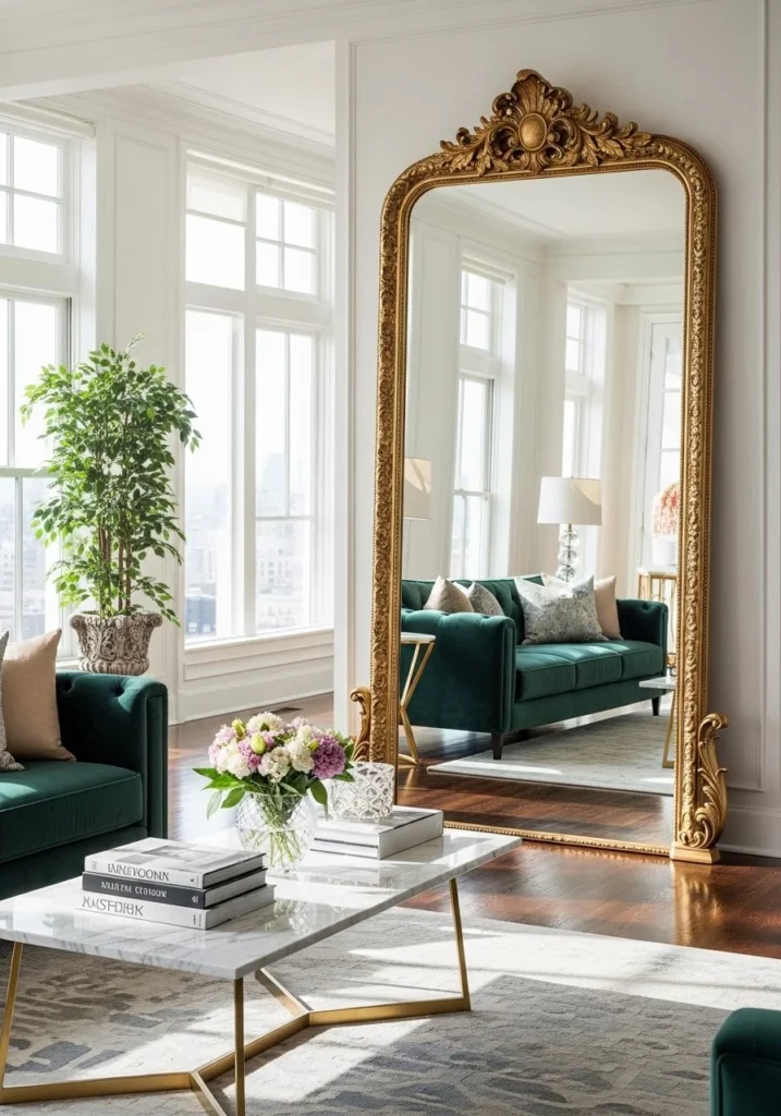 Large Mirrors to Expand Light and Space