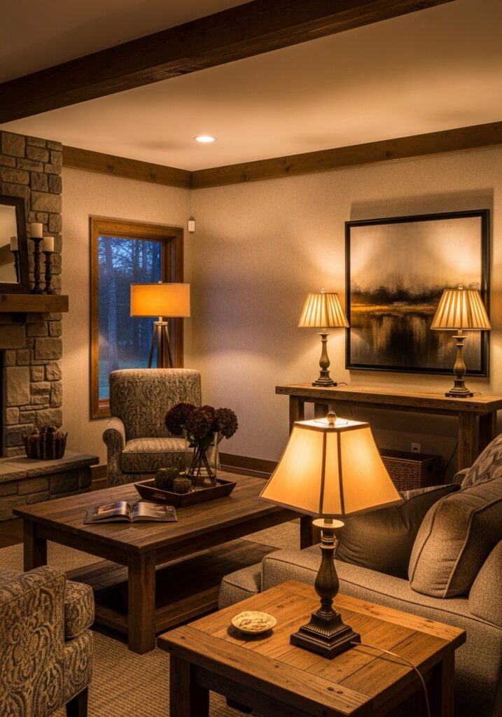 Layered Lighting with Lamps