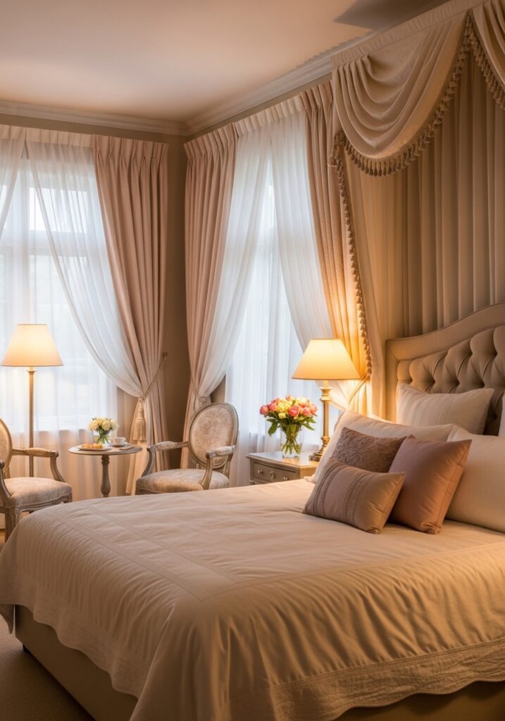 Layered Window Treatments 