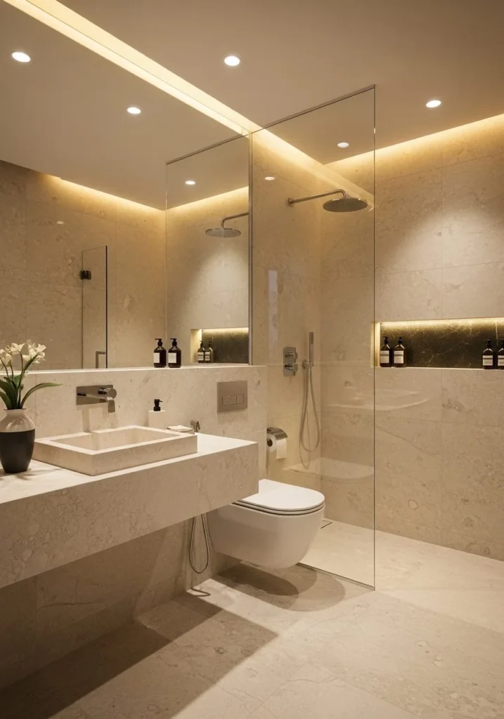 Light Stone Textured Tiles