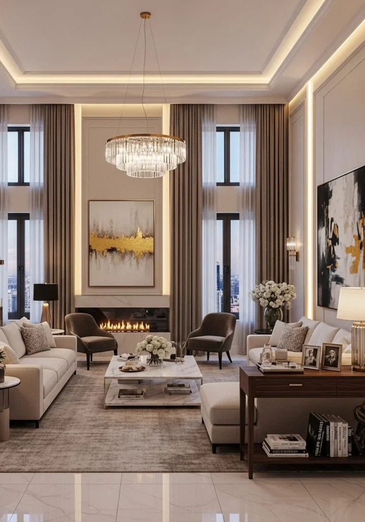 Living Rooms That Feel Like a 5-Star Hotel Inside