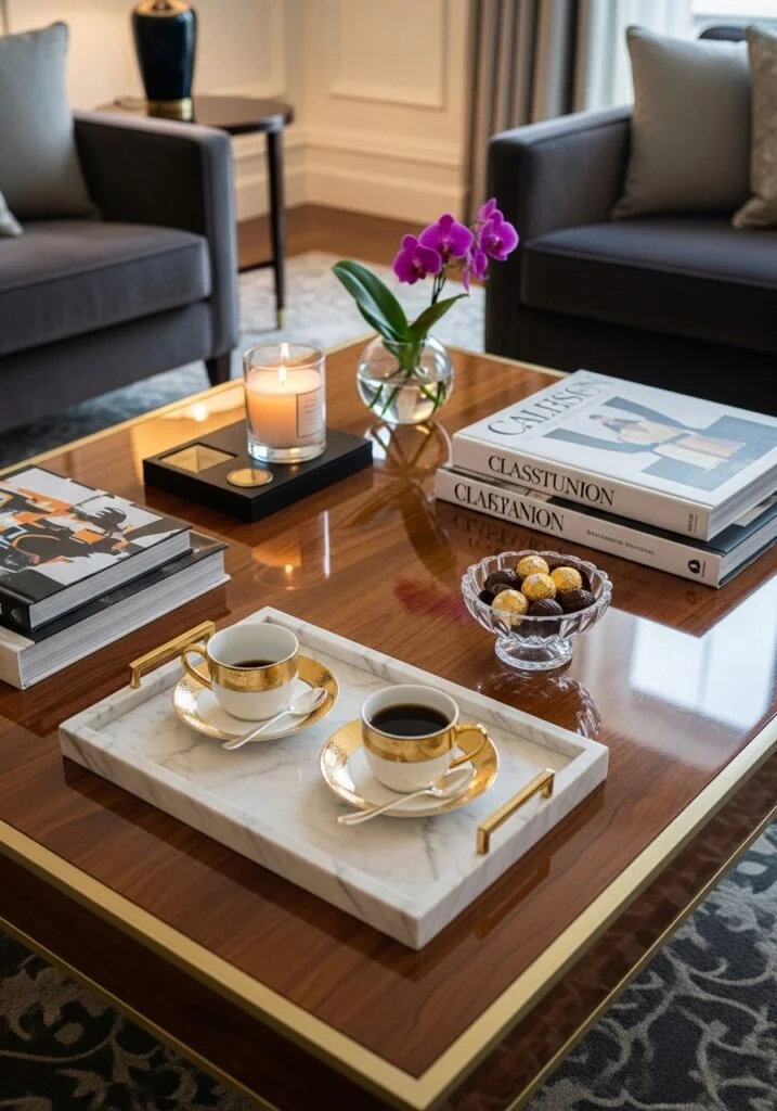 Luxury Coffee Table Styling