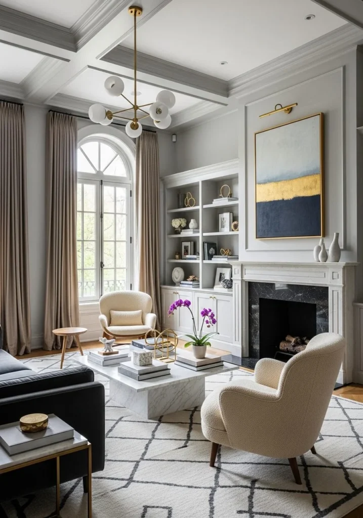 Luxury Hotel-Inspired Living Room Setup