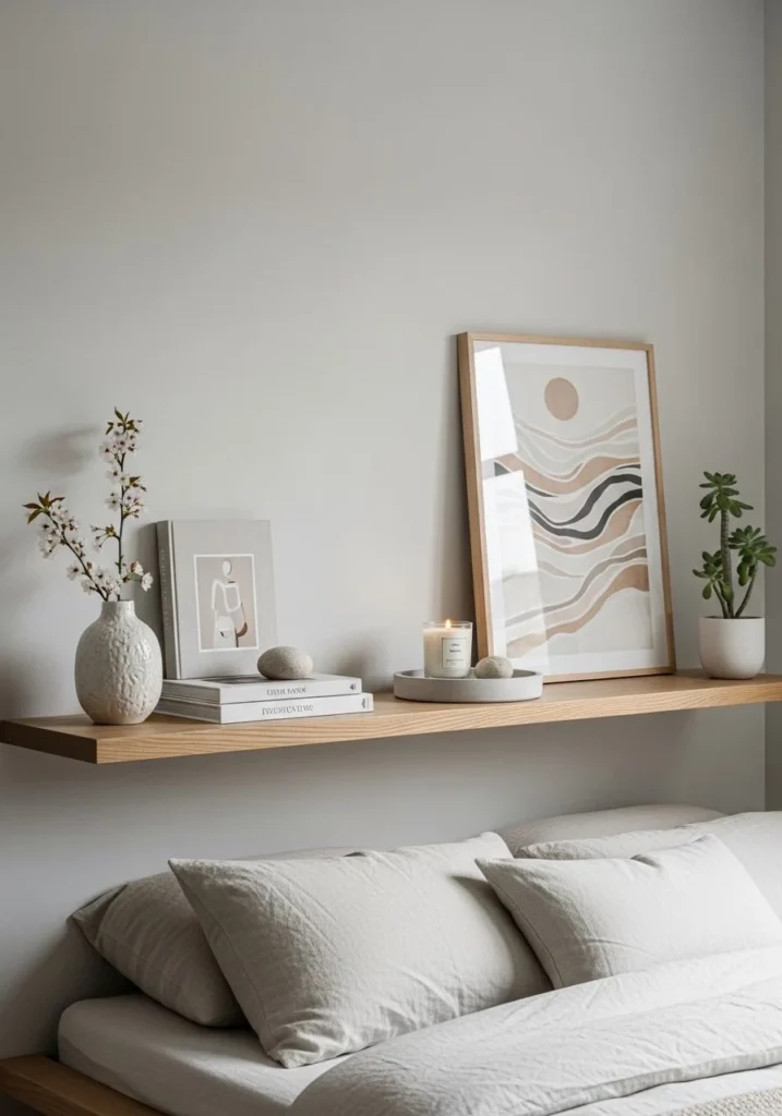 Minimal Shelf Styling