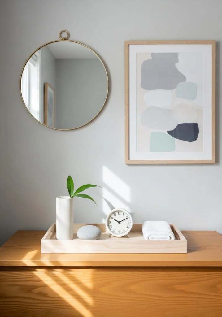 Minimalist Tray Styling for Structured Simplicity