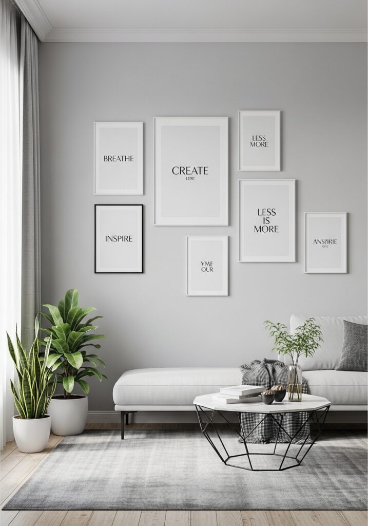 Minimalist Typography Prints