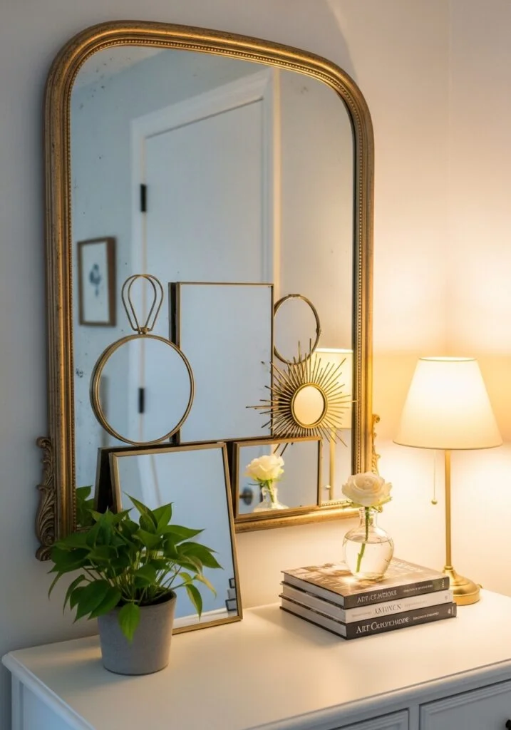 Mirror Layering to Expand Visual Space