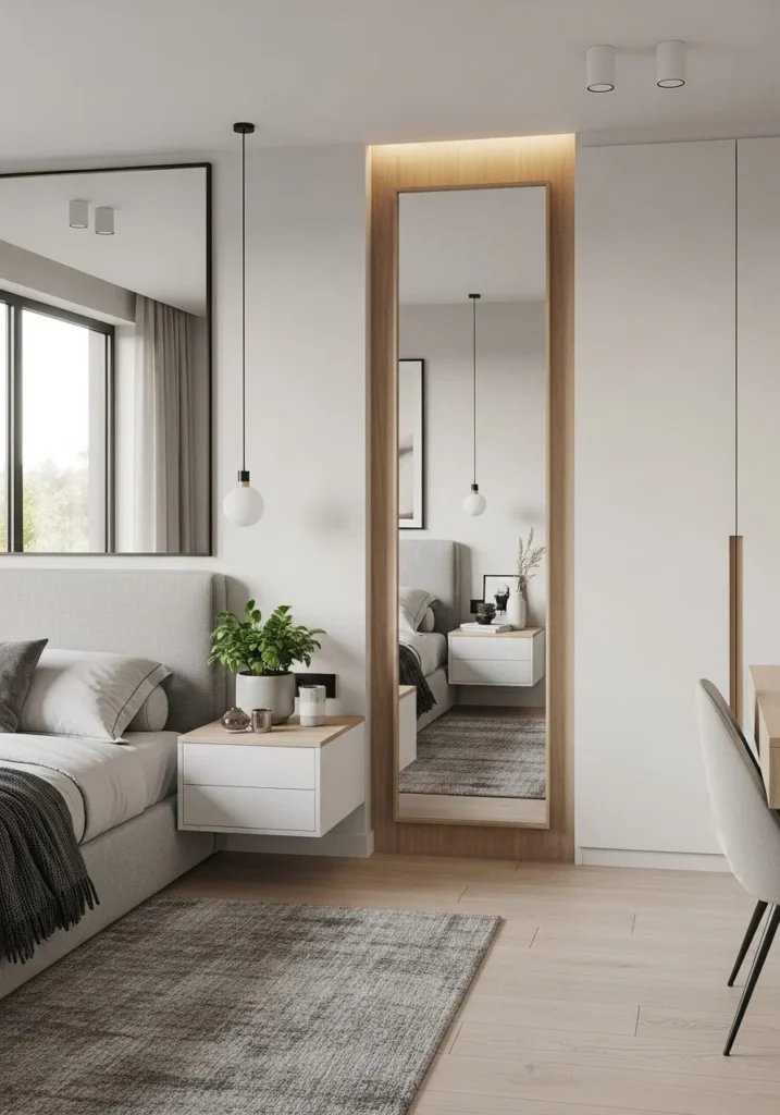 Mirror Tricks for Bigger Space Illusion