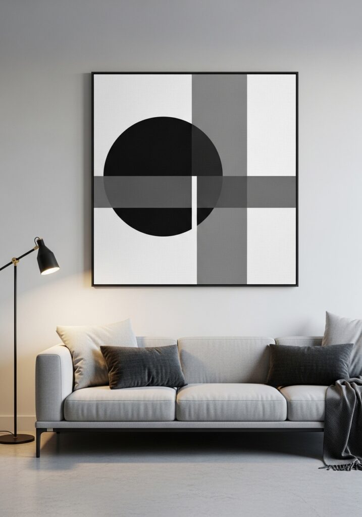 Monochrome Canvas Art