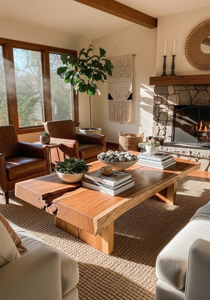 Natural Wood Coffee Tables