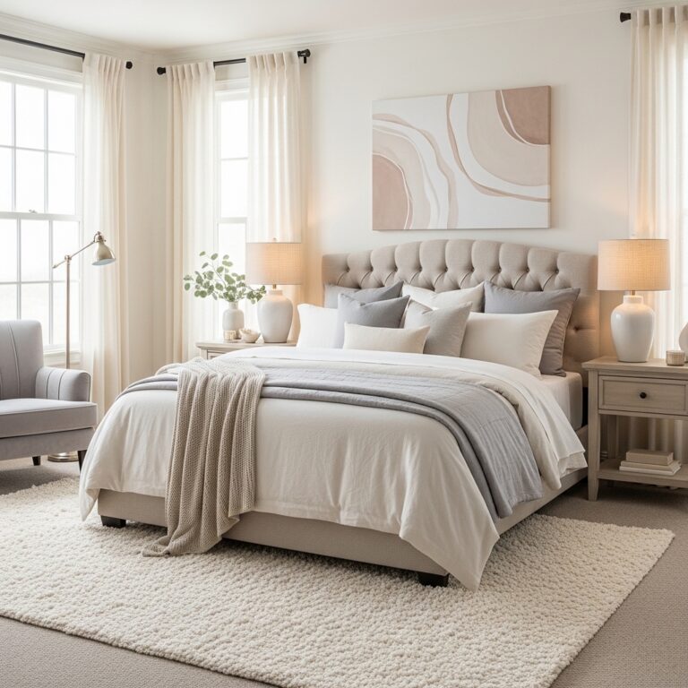 Neutral Bedroom Ideas for a Soft Elegant Look