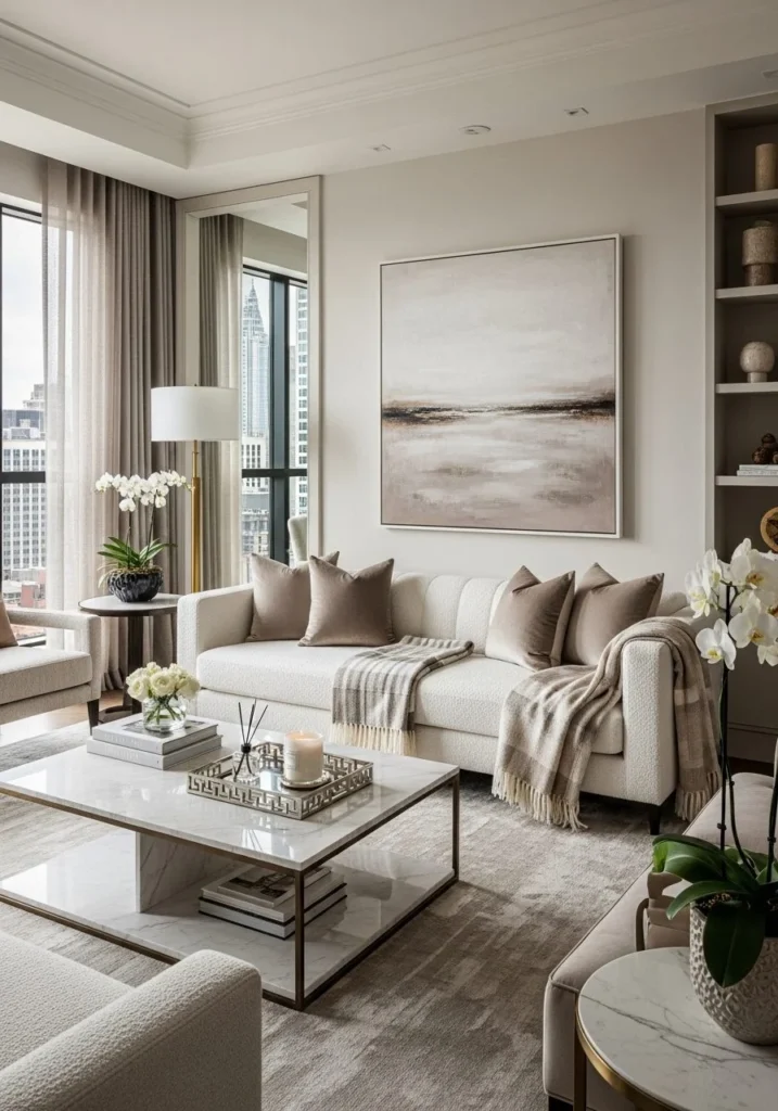 Neutral Luxe Palette with Layered Textures