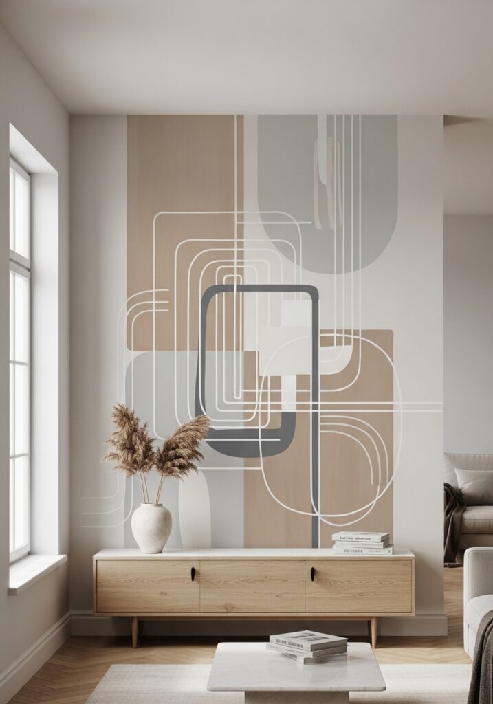 Neutral Tone Wall Murals