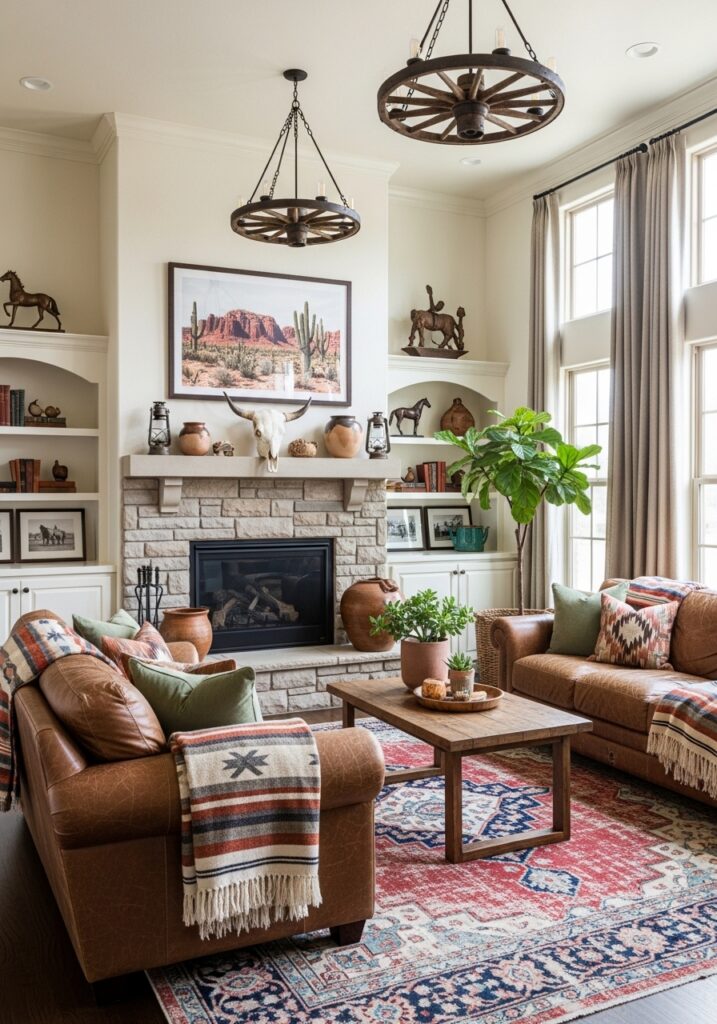 Neutral Walls with Earthy Accents