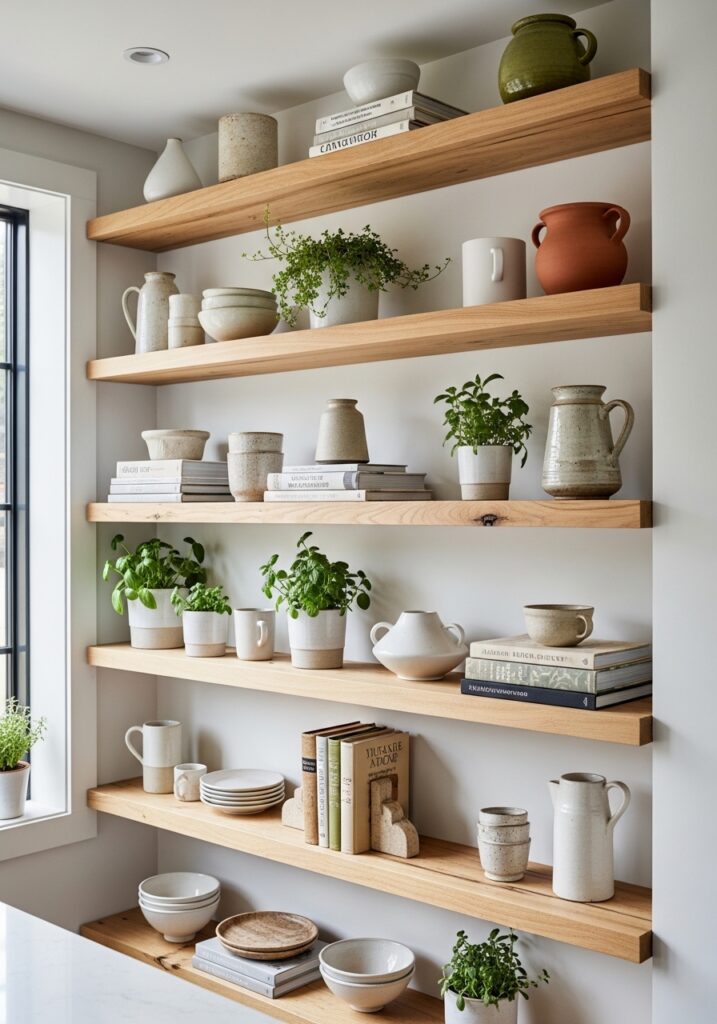 Open Shelving Displays 