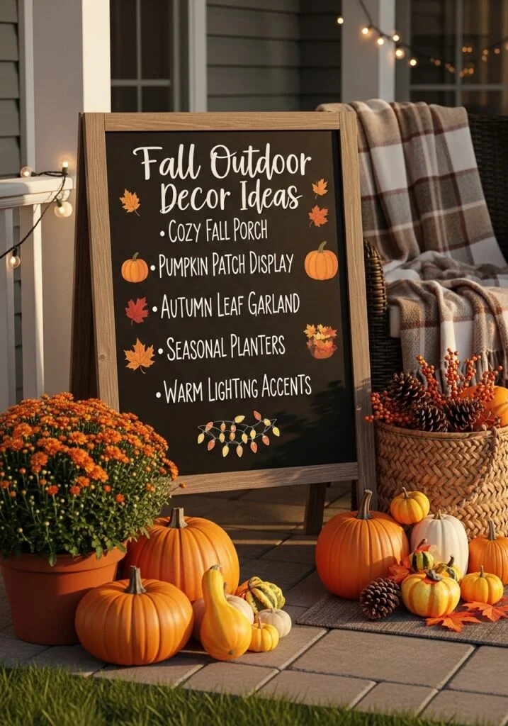 Outdoor Chalkboard Sign