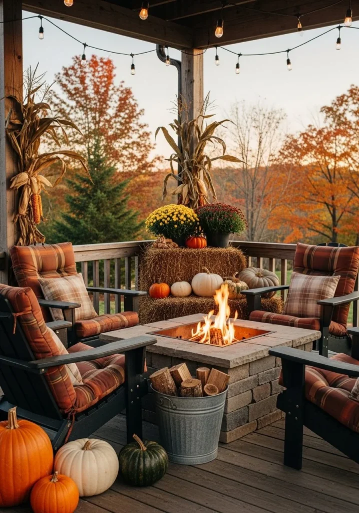 Outdoor Fire Pit Corner