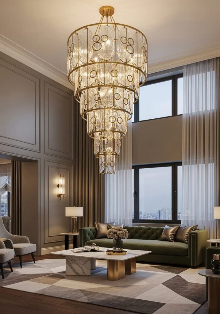 Oversized Statement Lighting That Commands Attention