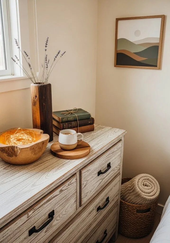 Rustic Wood Elements for Warmth