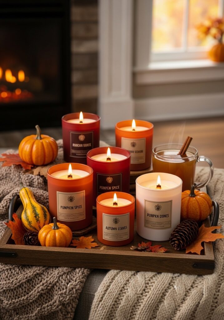 Scented Candles for a Cozy Atmosphere
