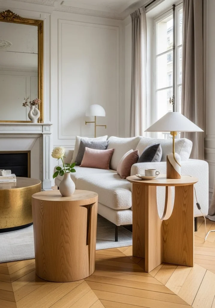 Sculptural Minimal Side Tables