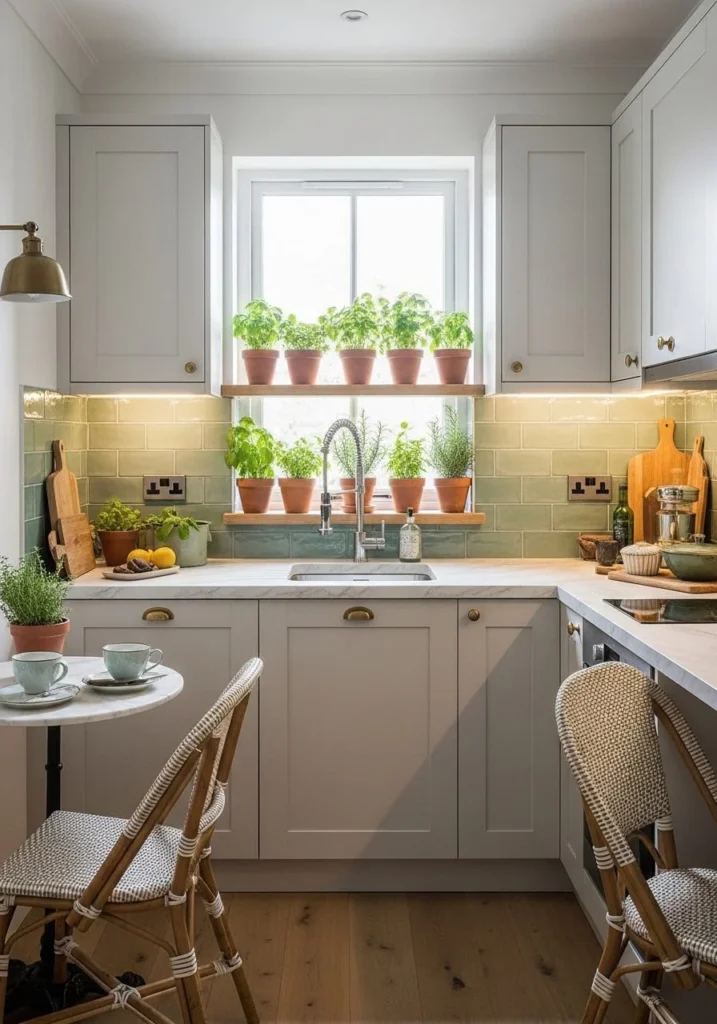 Small Green Herb Corner