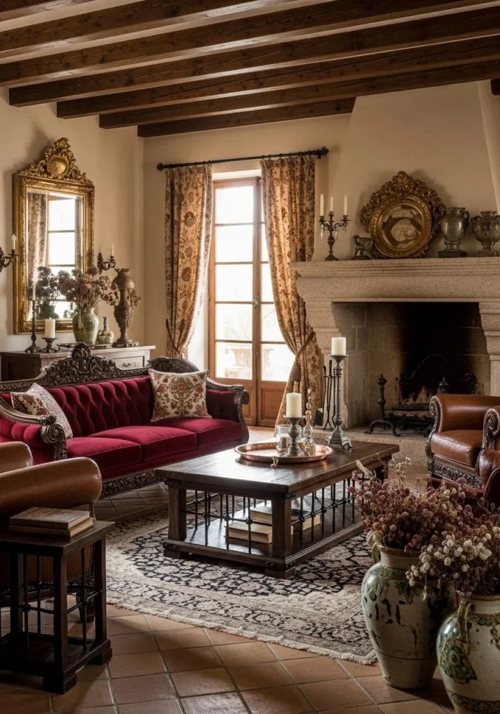 Spanish Living Room Furniture Ideas for Rustic Luxury