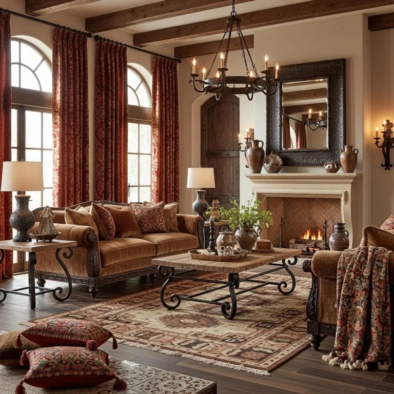 Spanish Living Room Furniture Ideas for Rustic Luxury
