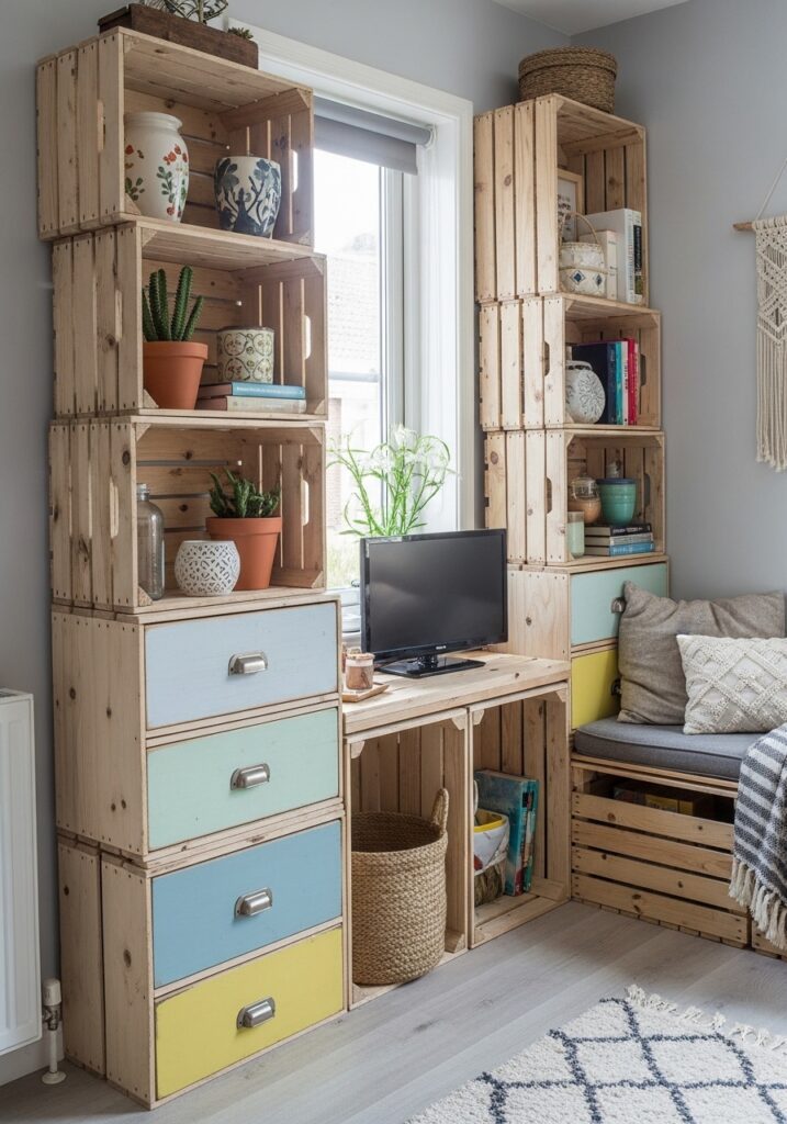 Stackable Crate Storage