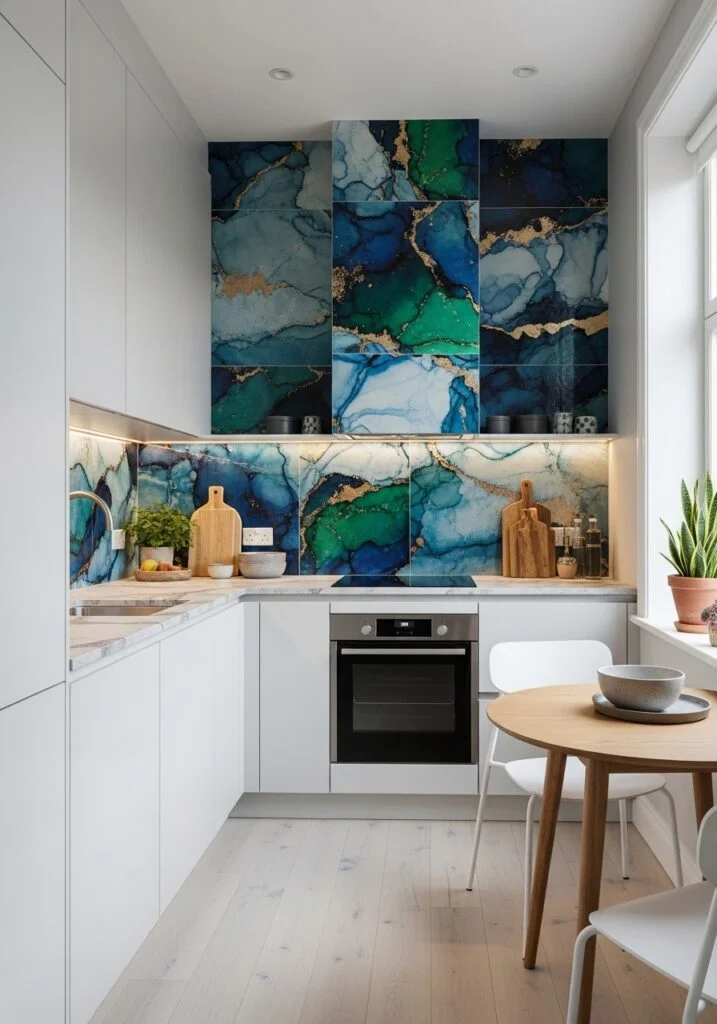 Statement Backsplash Design