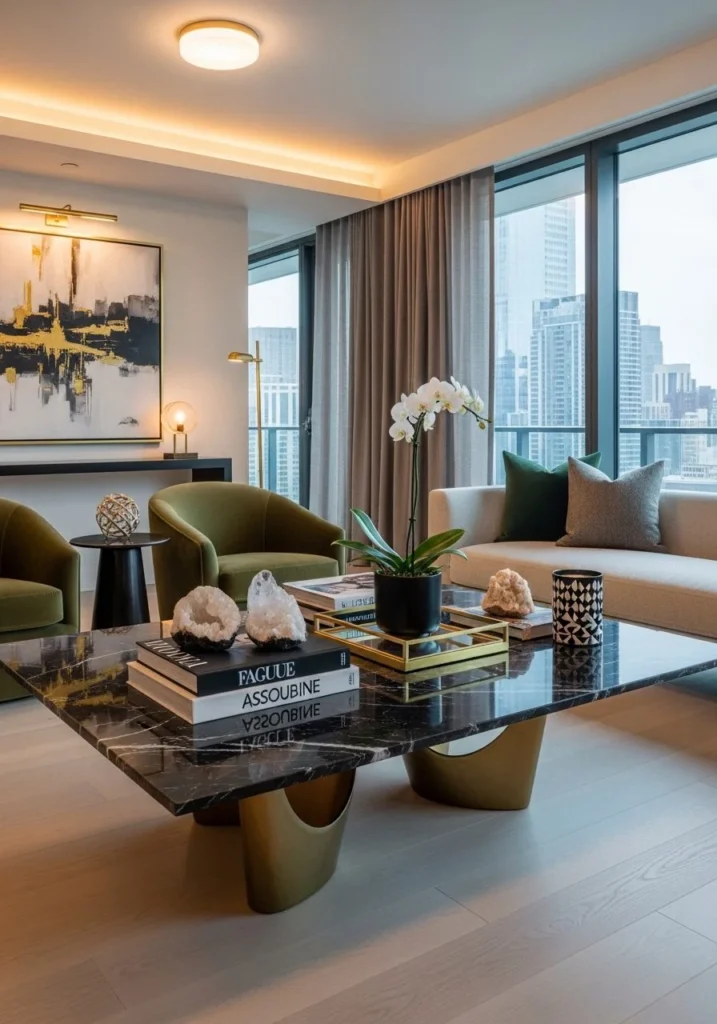 Statement Coffee Table Styling